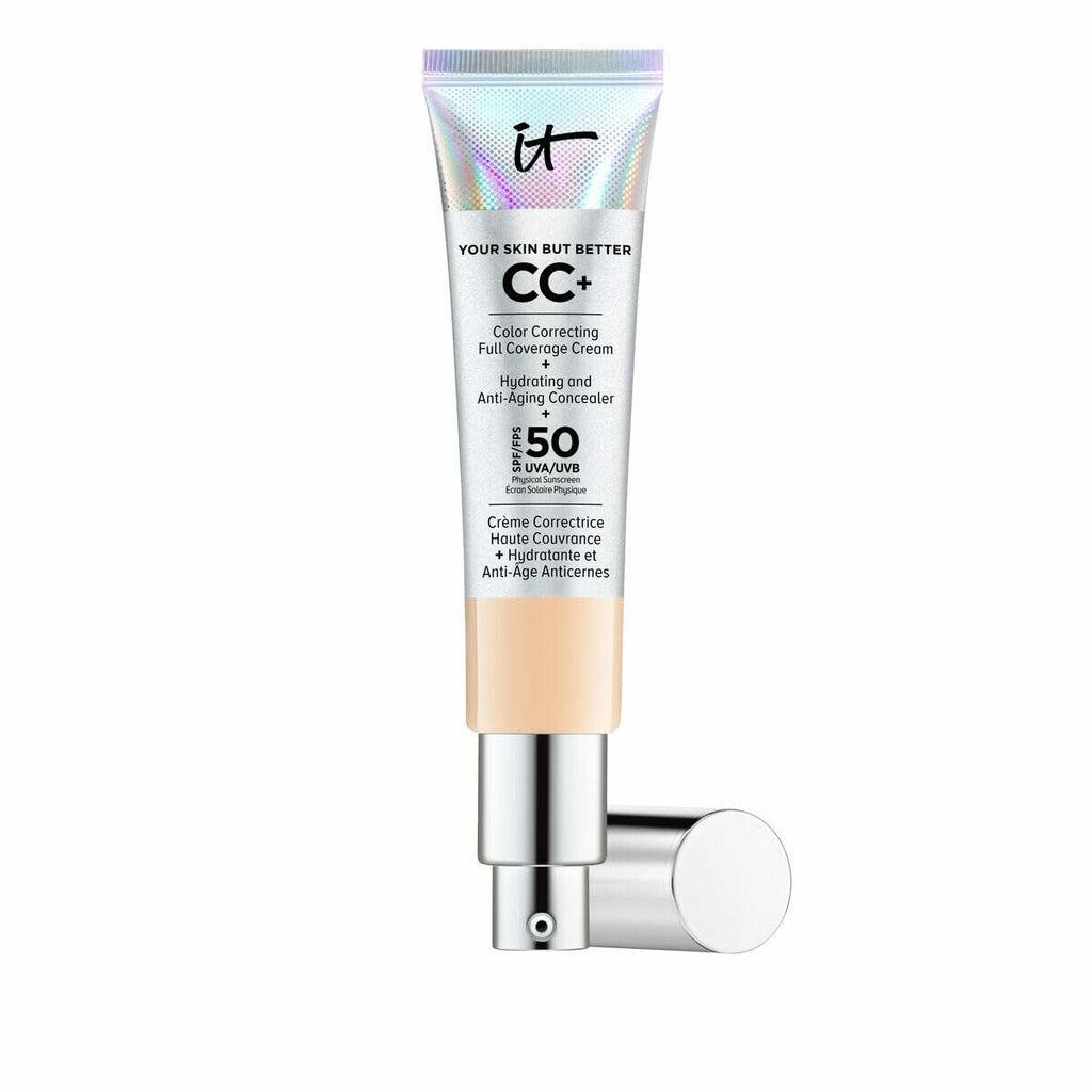 Cc cream it cosmetics your skin but better beige light spf