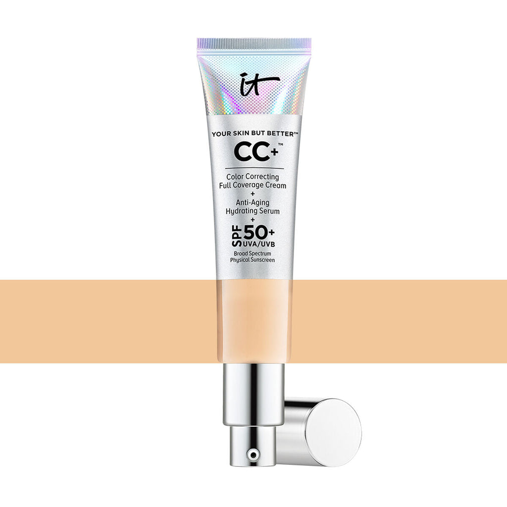Cc cream it cosmetics your skin but better beige light spf