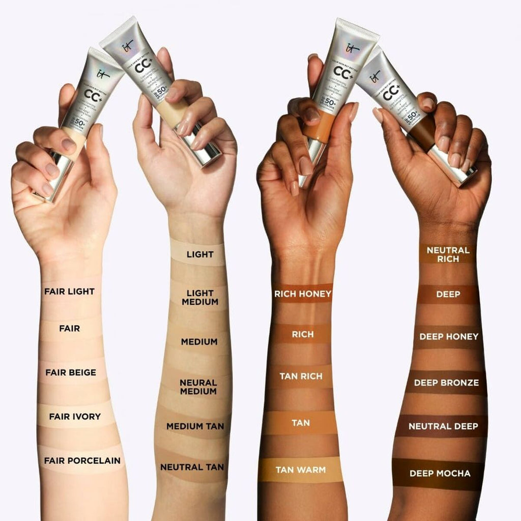 Cc cream it cosmetics your skin but better cc+ medium spf