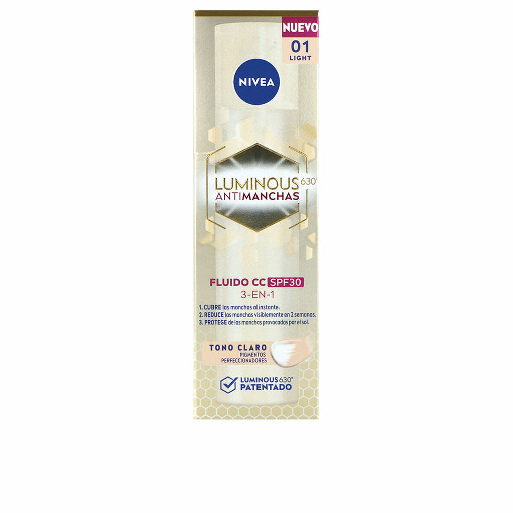 Cc cream nivea luminous 630º klar spf 30 40 ml - schönheit