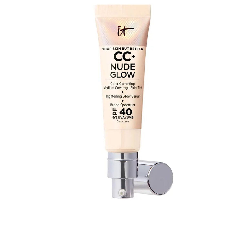 Cremige make-up grundierung it cosmetics cc+ nude glow fair