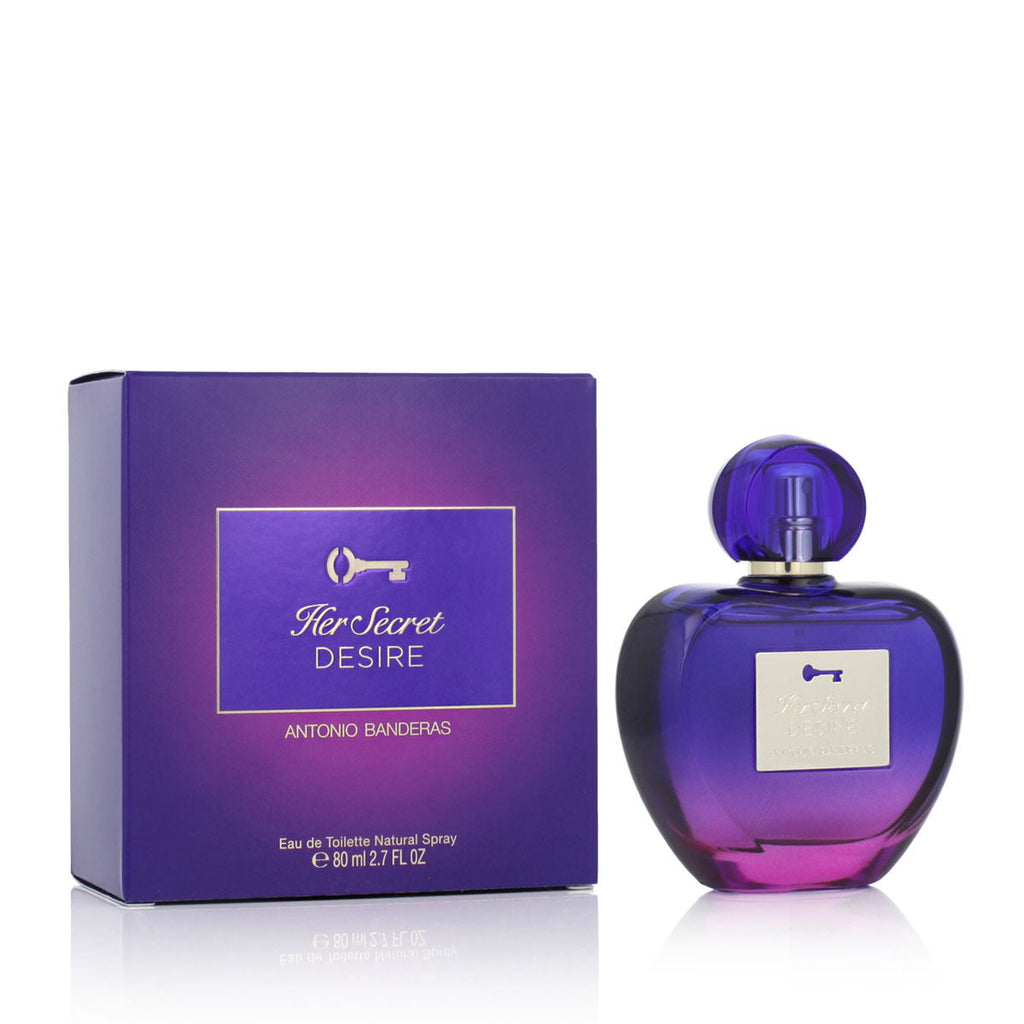 Damenparfüm antonio banderas her secret desire edt 80 ml