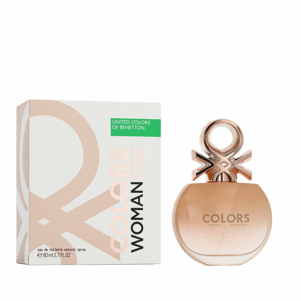 Damenparfüm benetton edt colors de rose 80 ml - schönheit