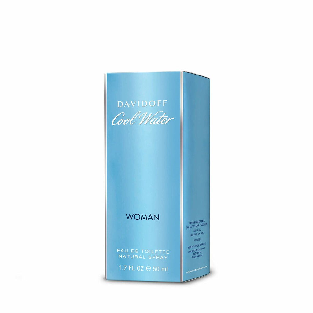 Damenparfüm davidoff cool water woman edt 50 ml (1 stück)