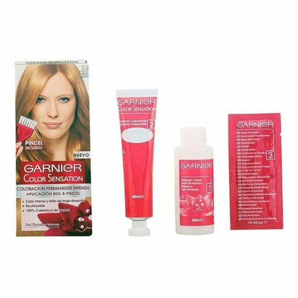Dauerfärbung color sensation garnier goldblond - schönheit