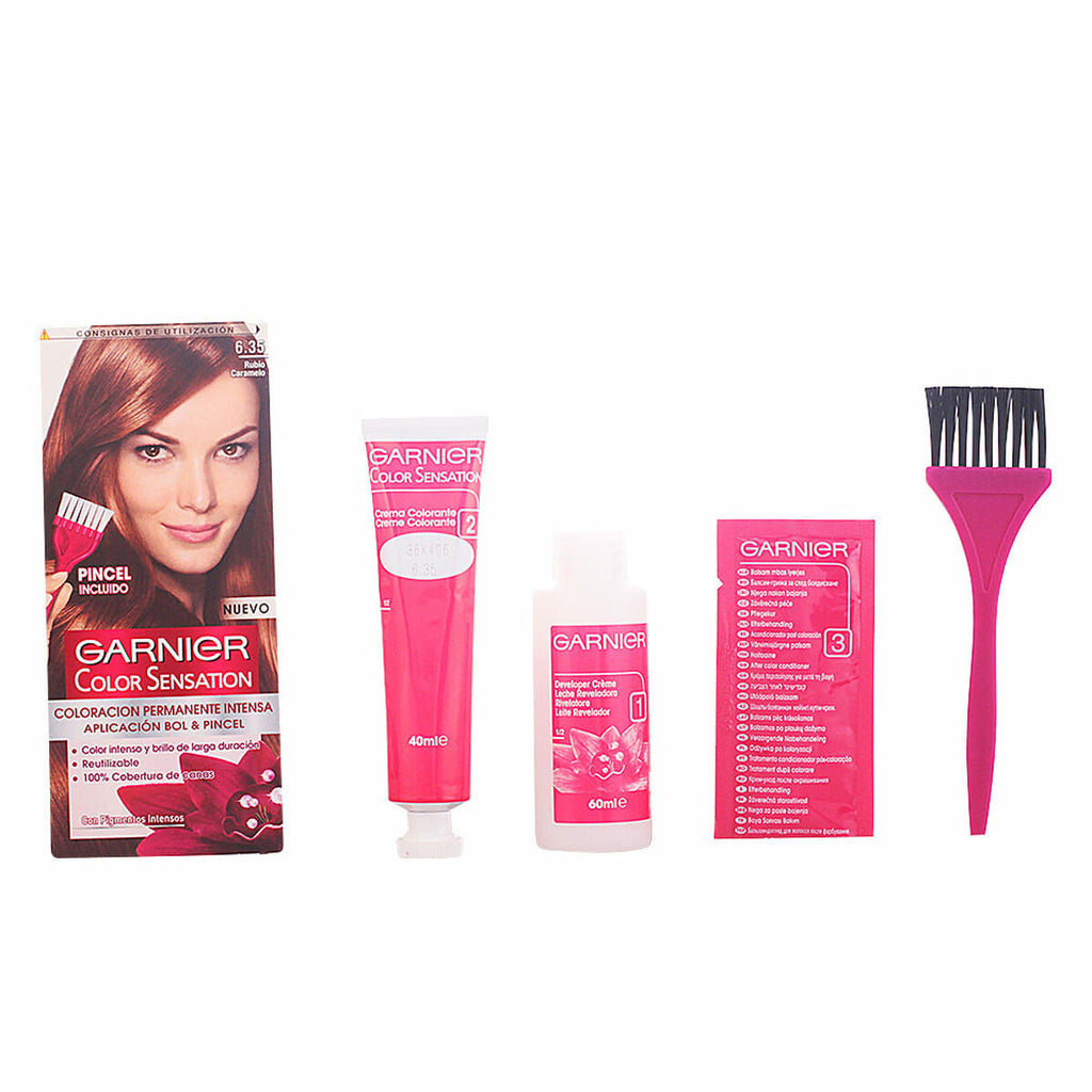 Dauerfärbung color sensation garnier - schönheit haarpflege