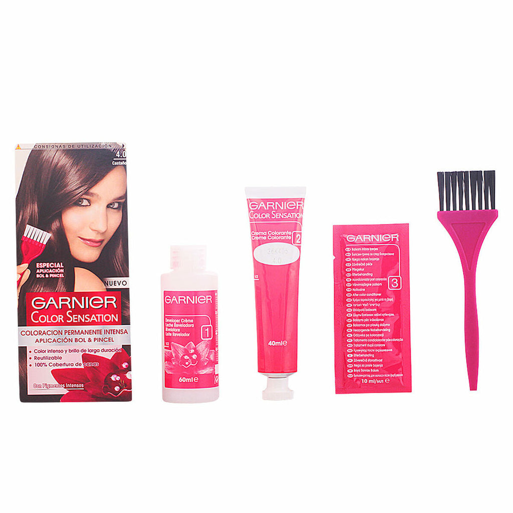 Dauerfärbung color sensation garnier - schönheit haarpflege