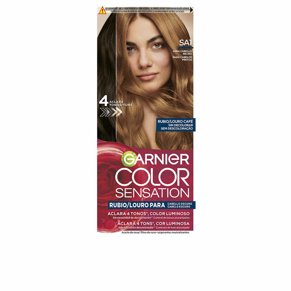 Dauerfärbung garnier color sensation louro café (5 stück)