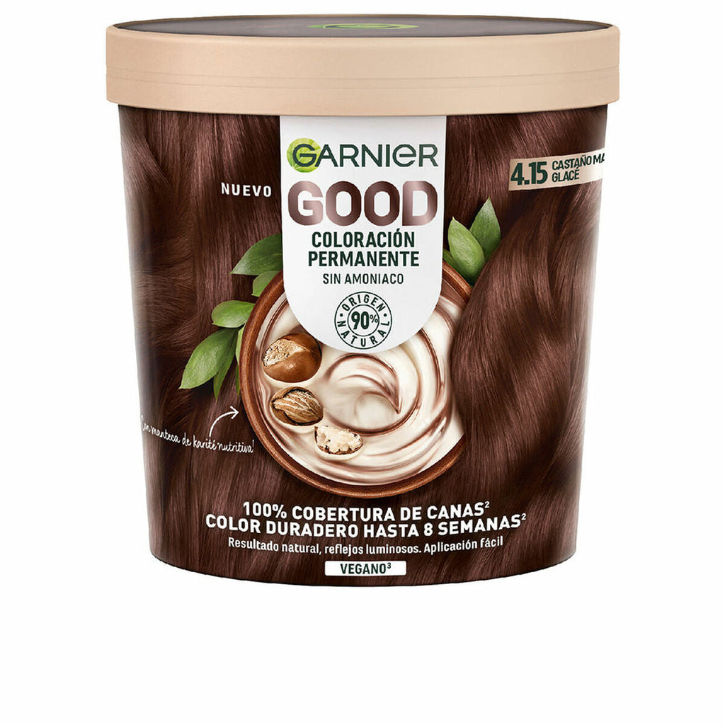 Dauerfärbung garnier good glacé kastanie nº 4.15 (1 stück)