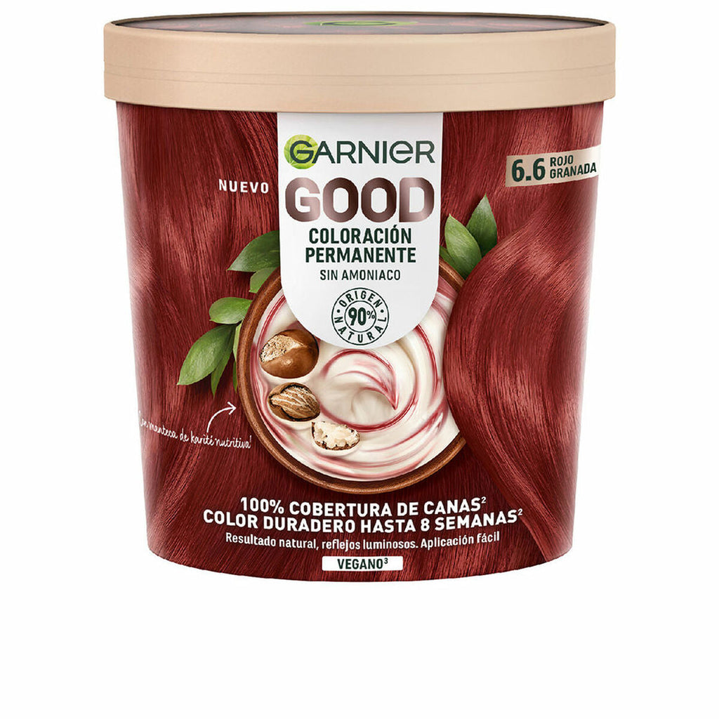 Dauerfärbung garnier good nº 6.6 rot (1 stück) - schönheit