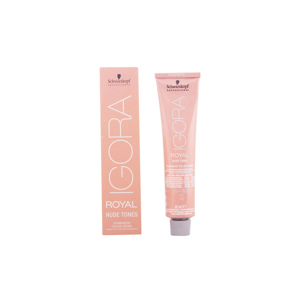 Dauerfärbung igora royal nudes schwarzkopf 8-46 nº
