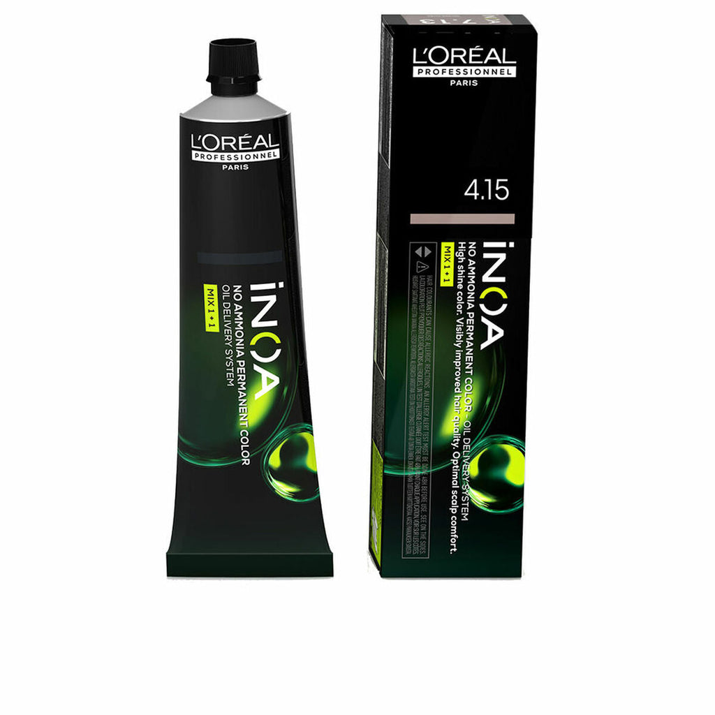 Dauerfärbung l’oreal professionnel paris inoa nº 4.15 60 g