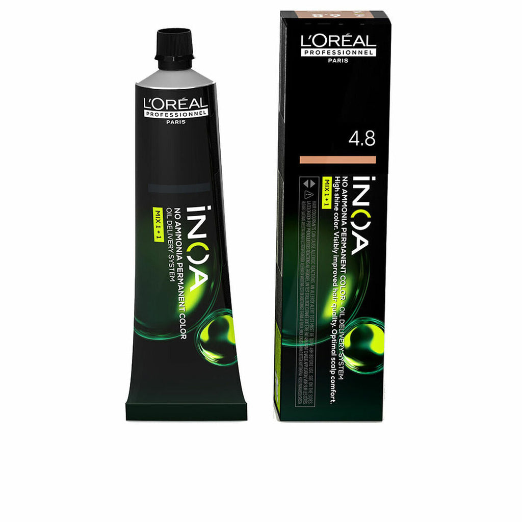 Dauerfärbung l’oreal professionnel paris inoa nº 4.8 60 g