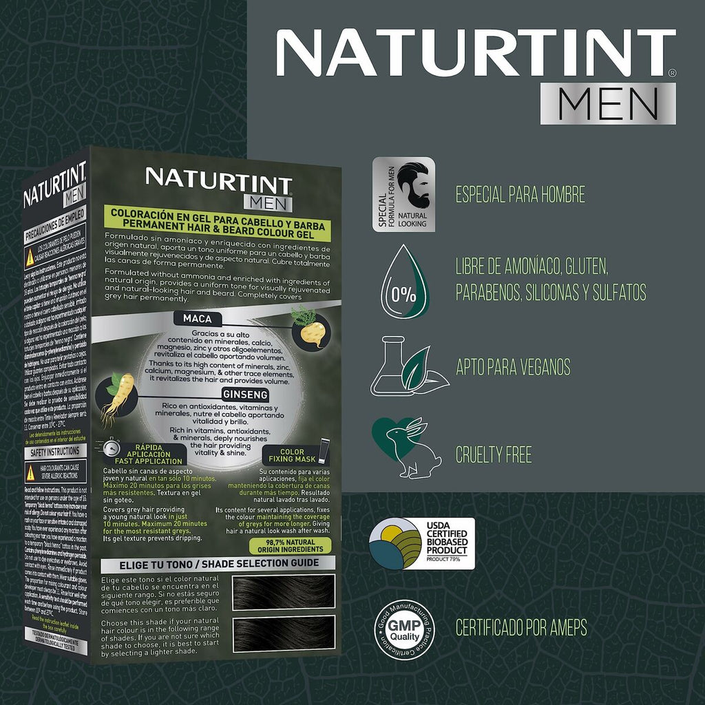 Dauerfärbung naturtint naturtint men nº 4n-castano natural