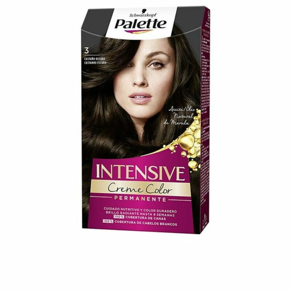 Dauerfärbung palette intensive 3 schwarzkopf dunkles