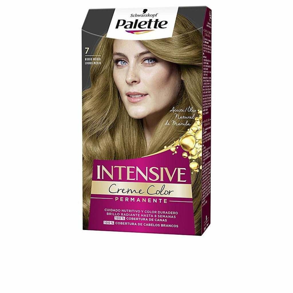Dauerfärbung palette intensive schwarzkopf nº 7 mittleres