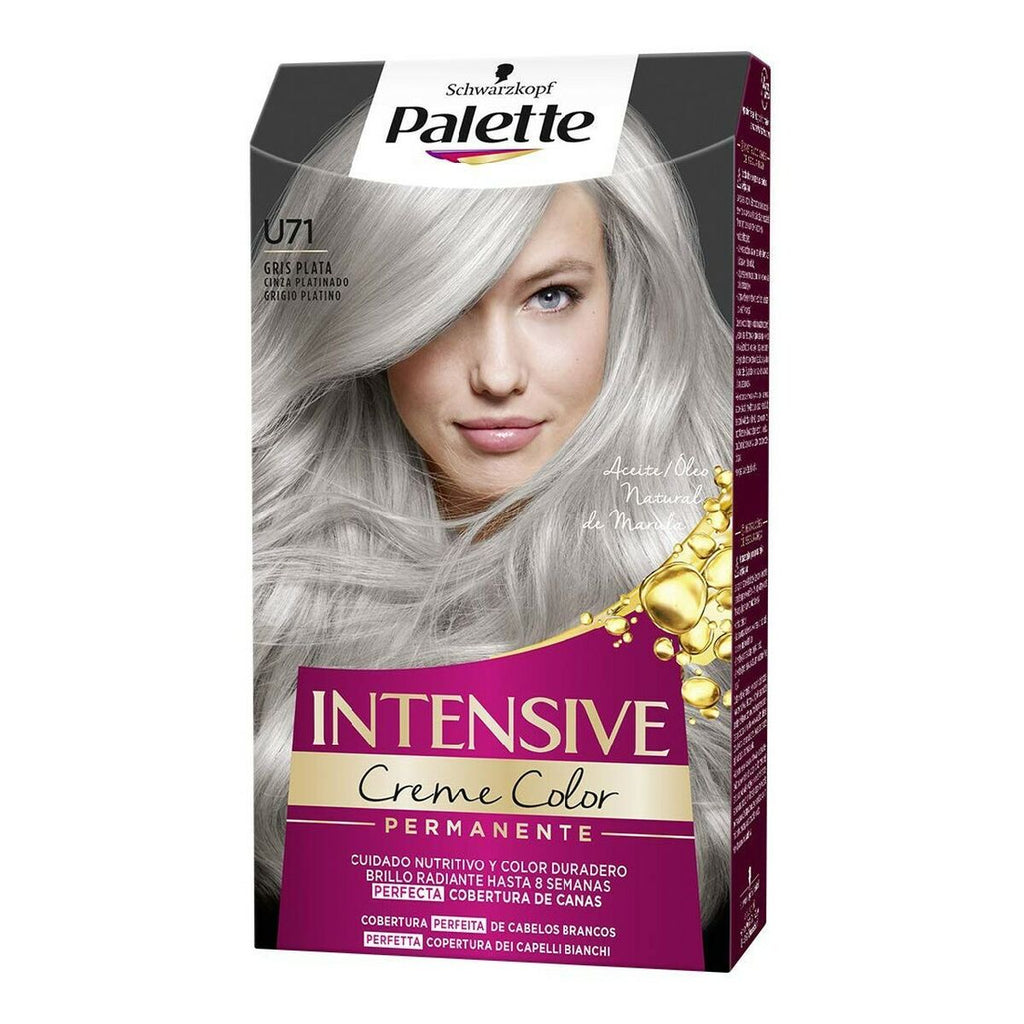 Dauerfärbung palette intensive schwarzkopf u71-gris plata