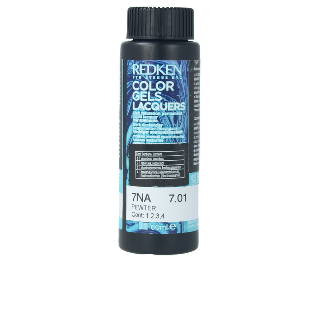 Dauerfärbung redken color gel lacquers 7na-pewter 3 x 60 ml