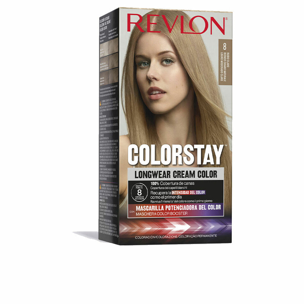 Dauerfärbung revlon colorstay helles blond nº 8