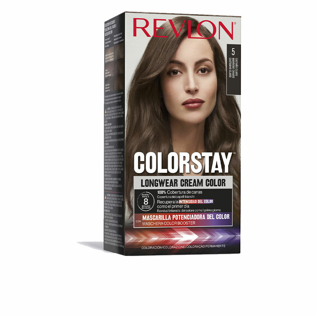 Dauerfärbung revlon colorstay kastanie hell nº 5