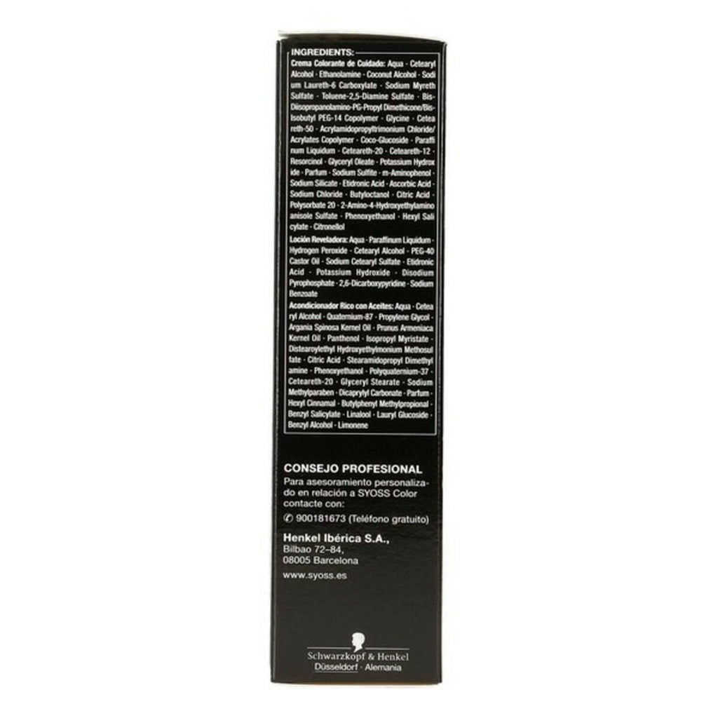 Dauerfärbung syoss olio intense ohne ammoniak nº 3,10