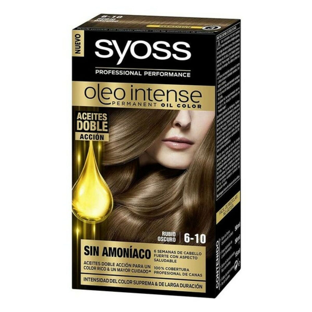 Dauerfärbung syoss olio intense ohne ammoniak nº 6,10