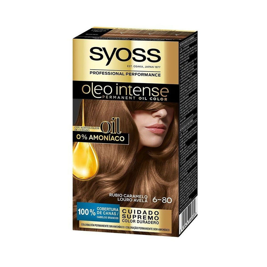 Dauerfärbung syoss olio intense ohne ammoniak nº 6,80