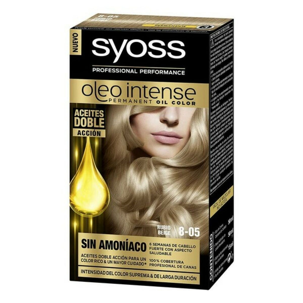 Dauerfärbung syoss olio intense ohne ammoniak nº 8,05 blond