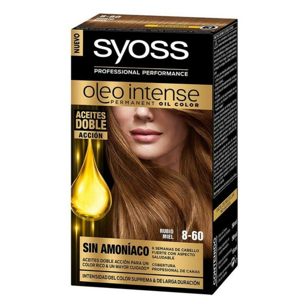 Dauerfärbung syoss olio intense ohne ammoniak nº 8,60