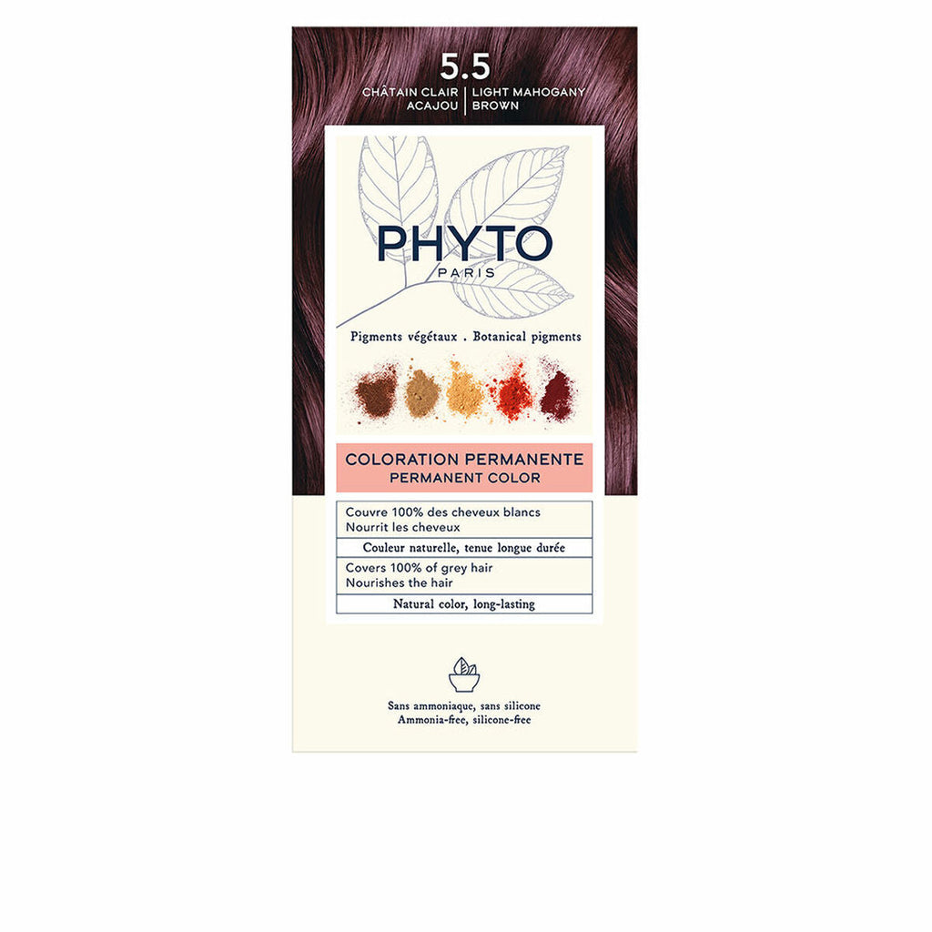 Dauerhafte coloration phyto paris phytocolor #5.5-castaño