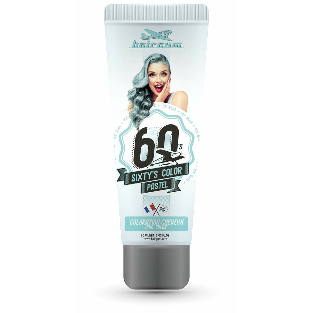 Demi-permanentes färbemittel hairgum sixty’s color icy blue