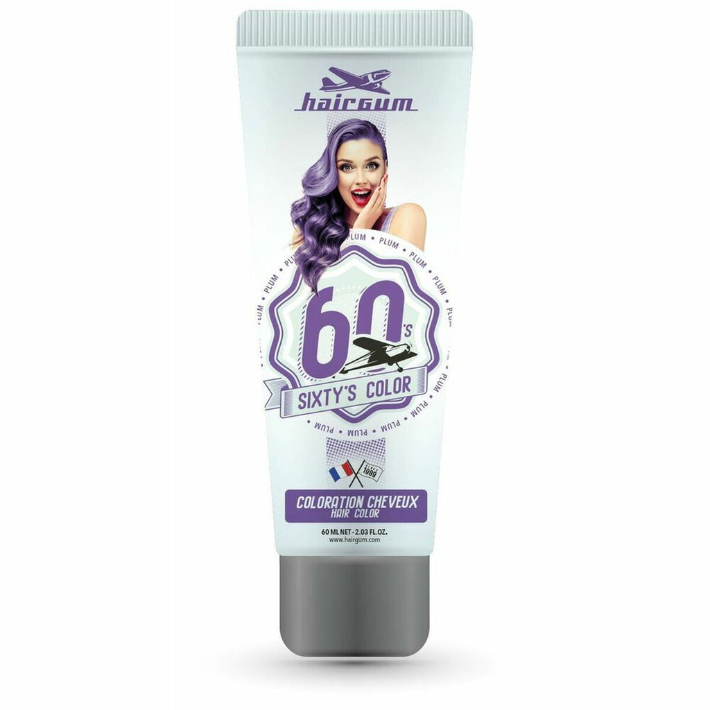 Demi-permanentes färbemittel hairgum sixty’s color lila (60