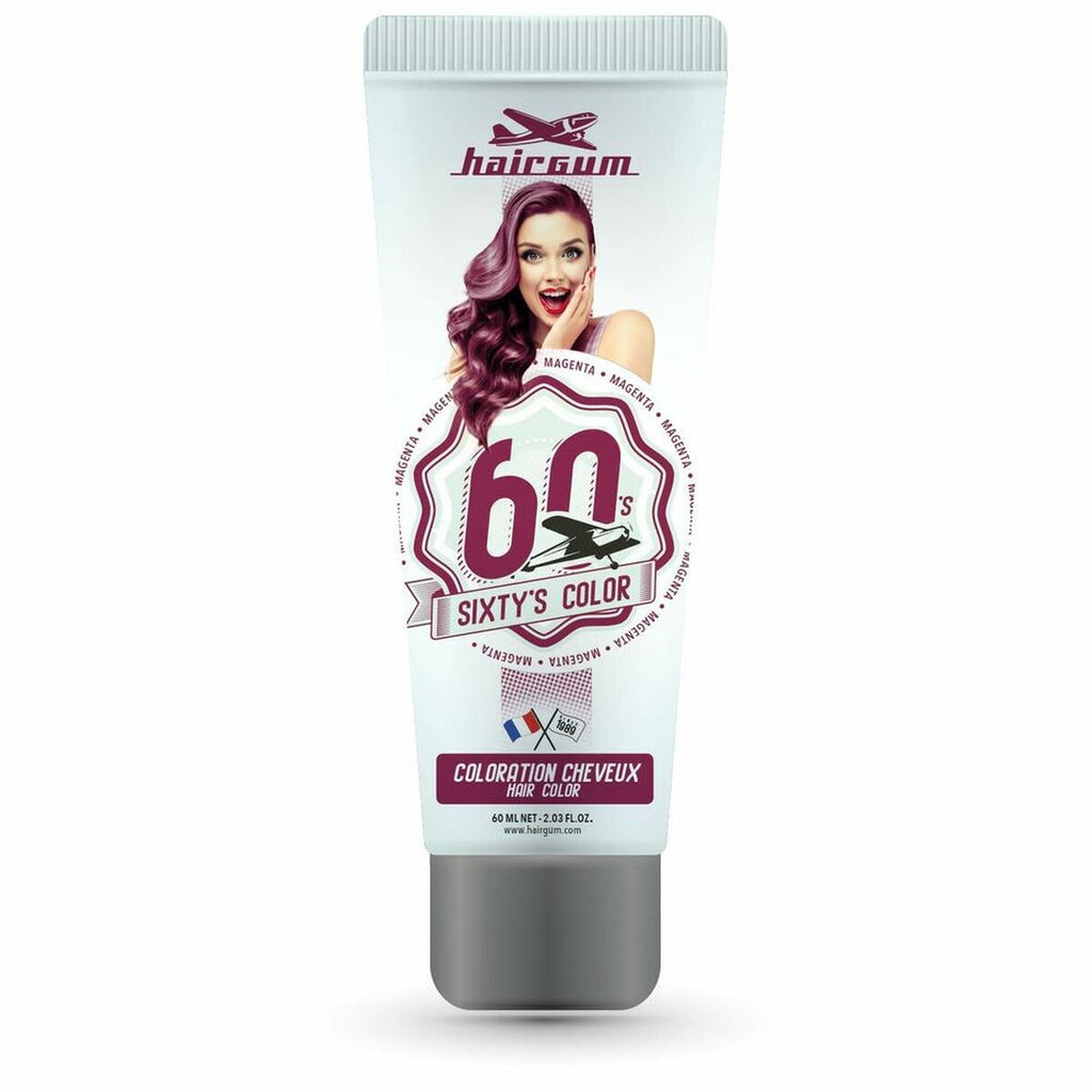 Demi-permanentes färbemittel hairgum sixty’s color magenta