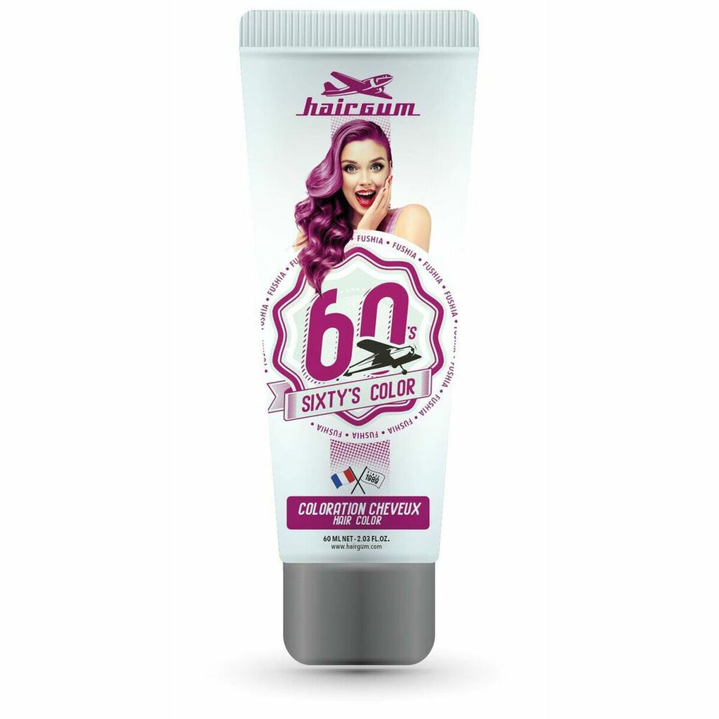 Demi-permanentes färbemittel hairgum sixty’s color pink (60