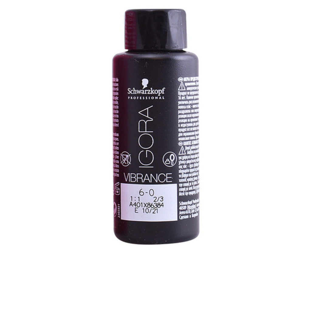 Demi-permanentes färbemittel igora vibrance 6-0 schwarzkopf