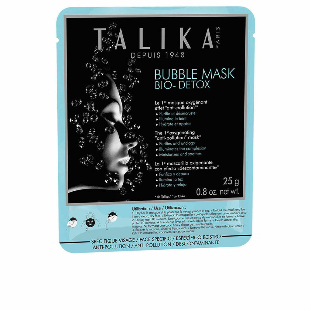 Entgiftungsmaske bubble bio talika detox 25 g - schönheit