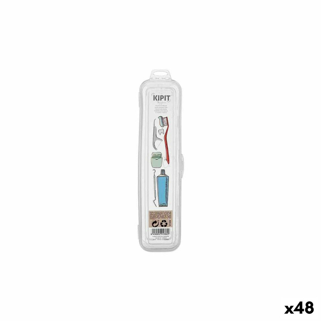 Etüie kipit 1 durchsichtig hygiene unterwegs (48 stück)