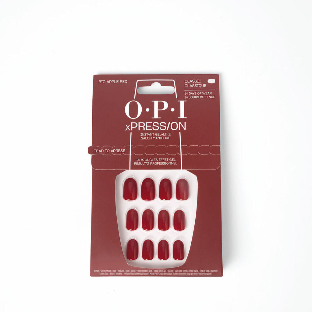 Falsche nägel opi #big apple red big 30 stücke - schönheit