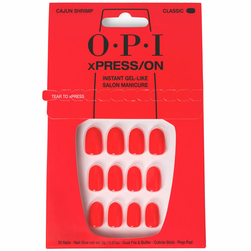 Falsche nägel opi #cajun shrimp cajun 30 stücke - schönheit