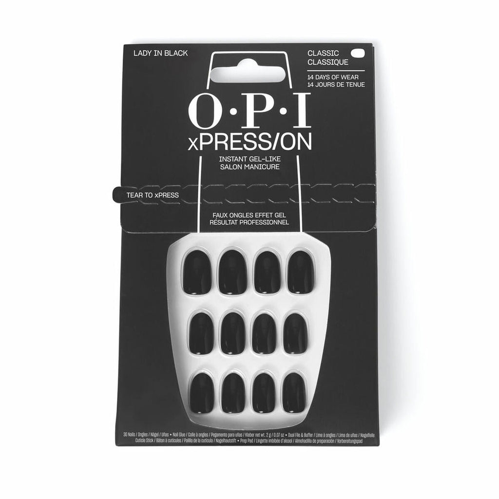 Falsche nägel opi #lady in black lady in 30 stücke