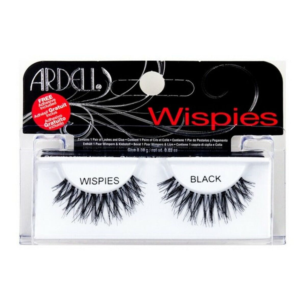 Falsche wimpern wispies ardell 61772 schwarz (2 stück)