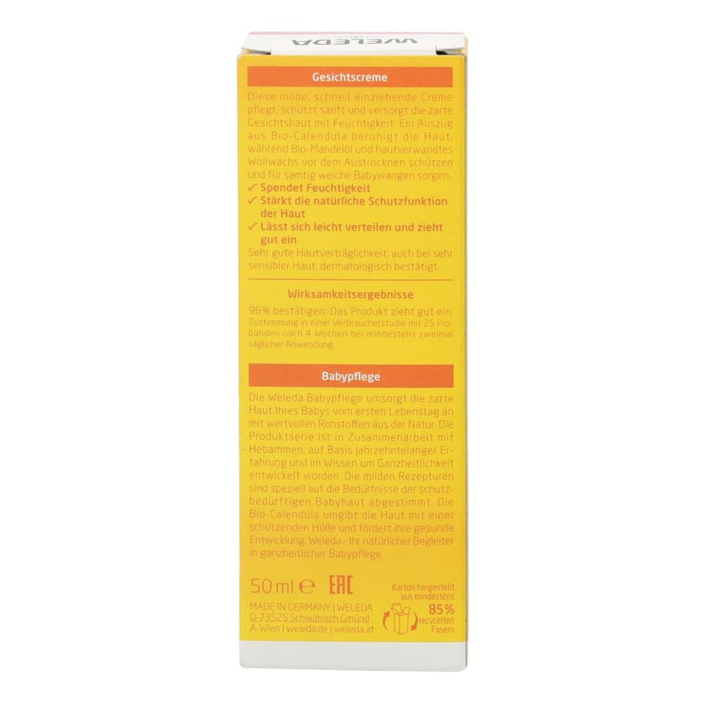 Feuchtigkeitscreme für babys weleda baby calendula 50 ml