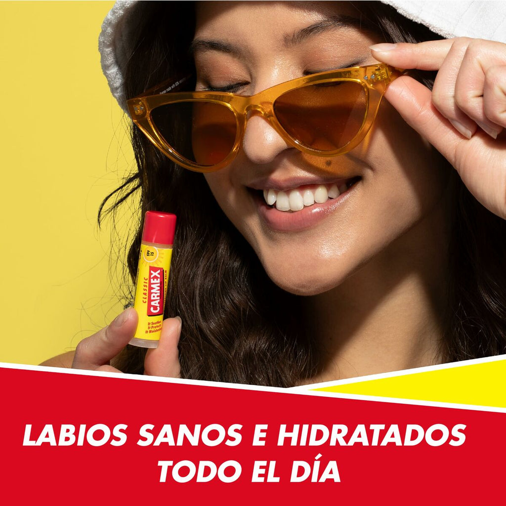 Feuchtigkeitsspendender lippenbalsam carmex classic gelb