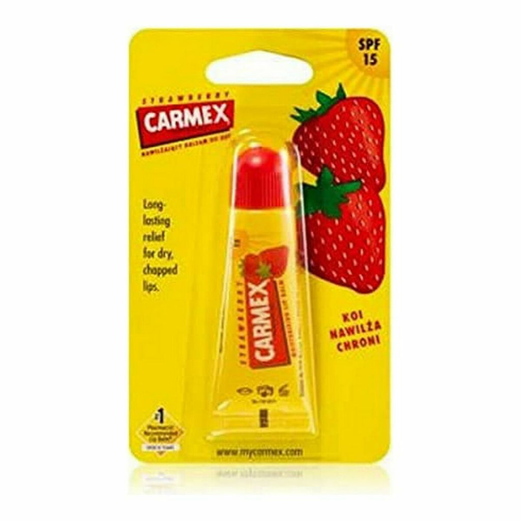 Feuchtigkeitsspendender lippenbalsam carmex strawberry gelb