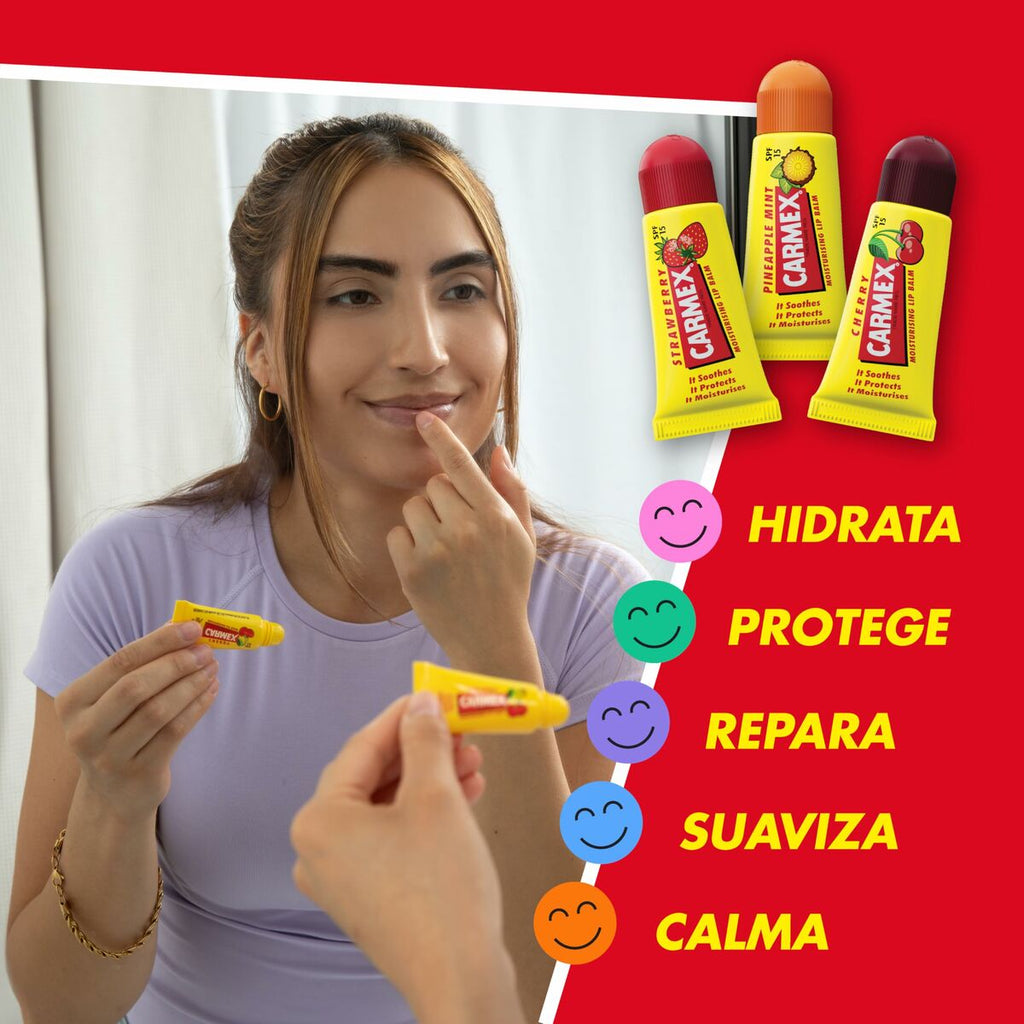 Feuchtigkeitsspendender lippenbalsam carmex triplo