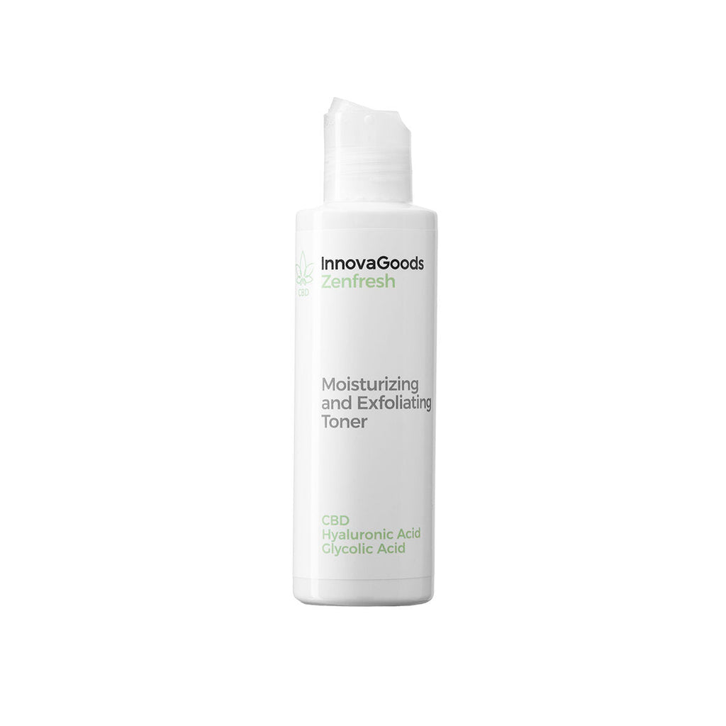 Feuchtigkeitsspendendes gesichtswasser mit peeling-effekt