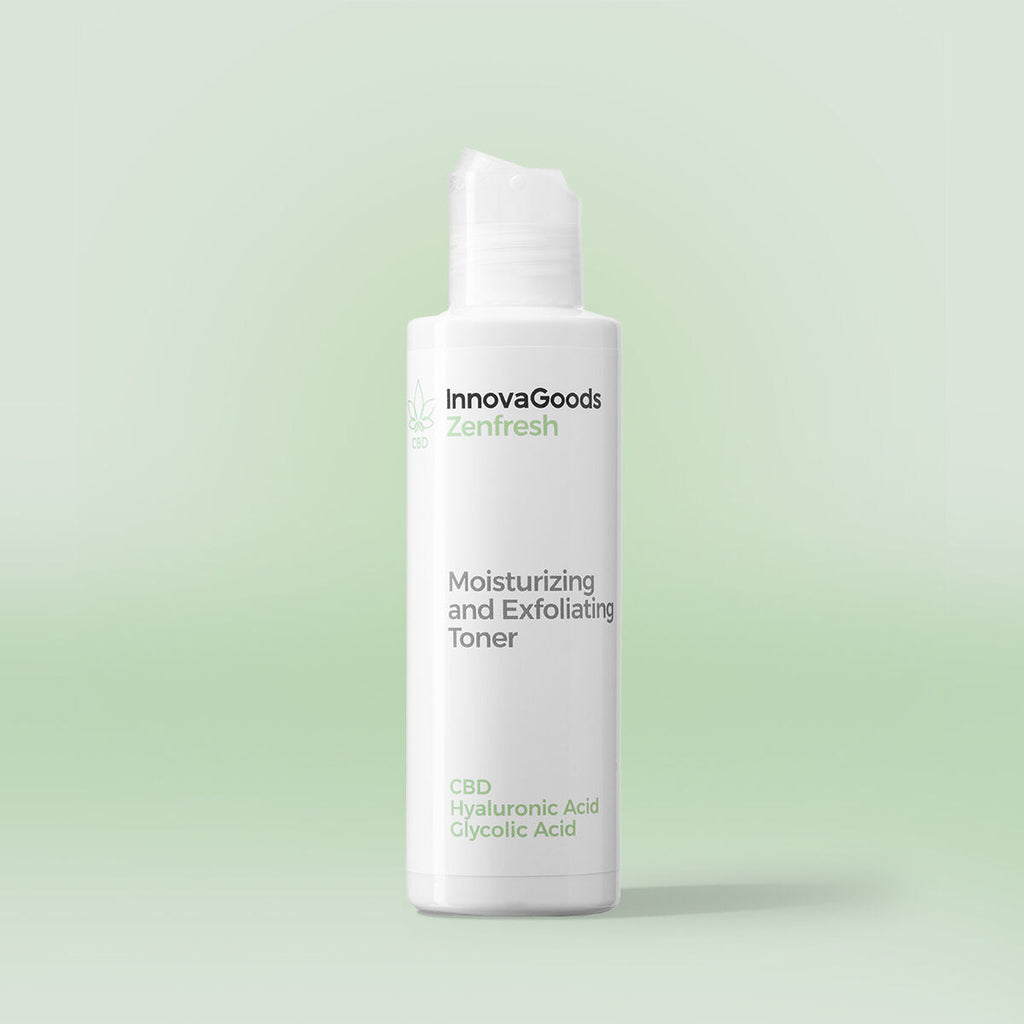 Feuchtigkeitsspendendes gesichtswasser mit peeling-effekt