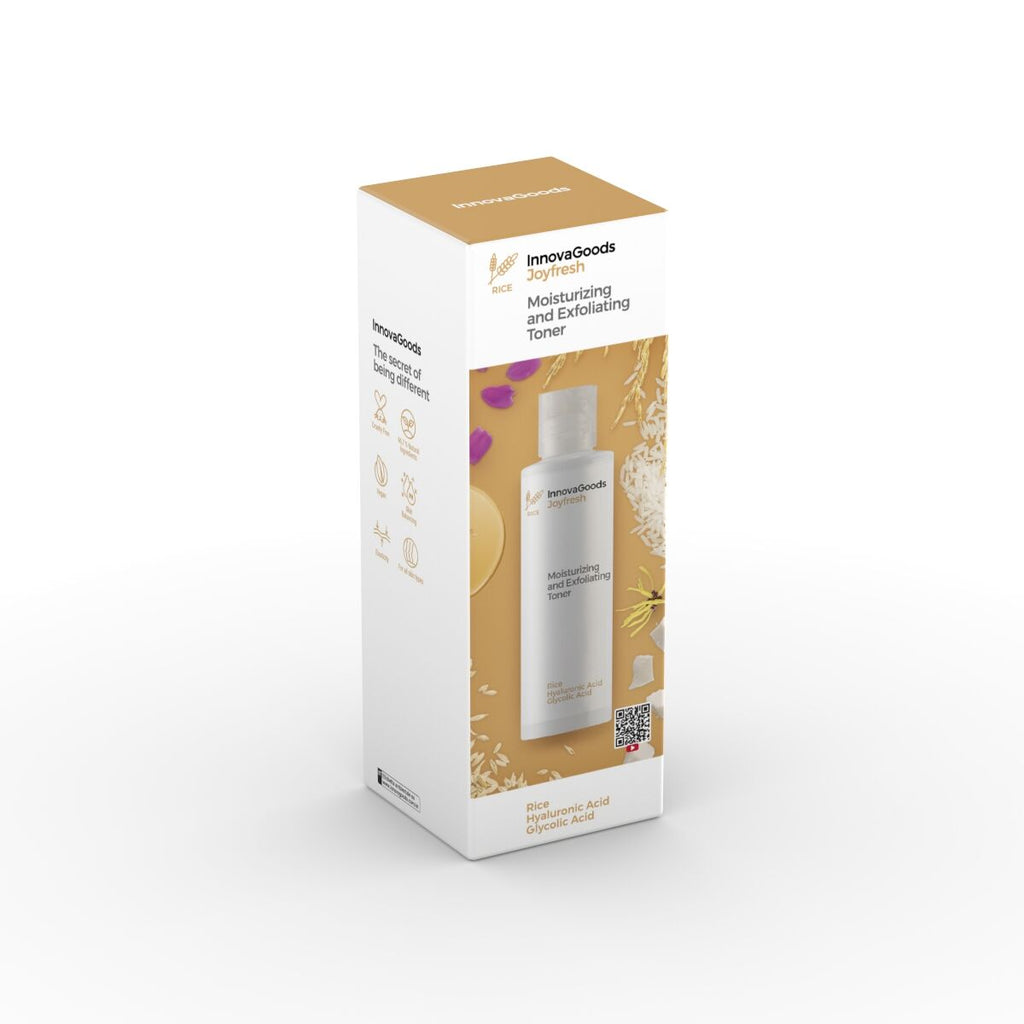 Feuchtigkeitsspendendes gesichtswasser mit peeling-effekt