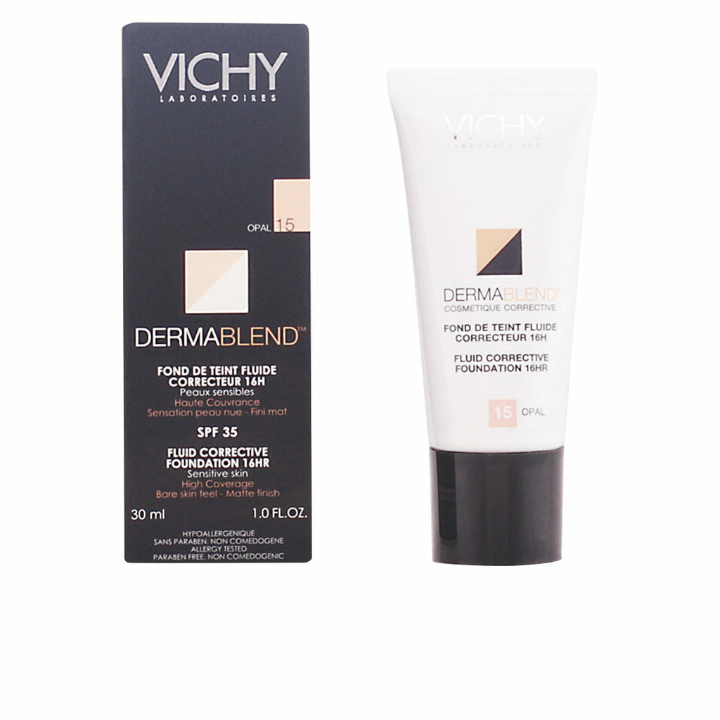 Flüssig-make-up-grundierung dermablend vichy spf 35 30 ml