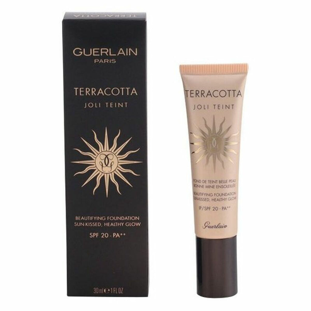 Flüssig-make-up-grundierung guerlain terracotta joli teint